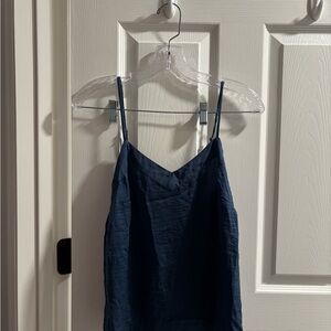 A New Day Blue Fitted Camisole Top